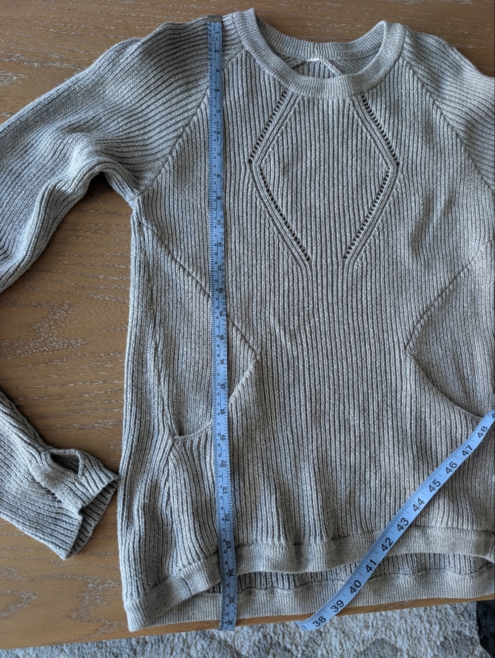 Lululemon The Sweater The Better- Heathered Medium Grey - Picture 5 of 5